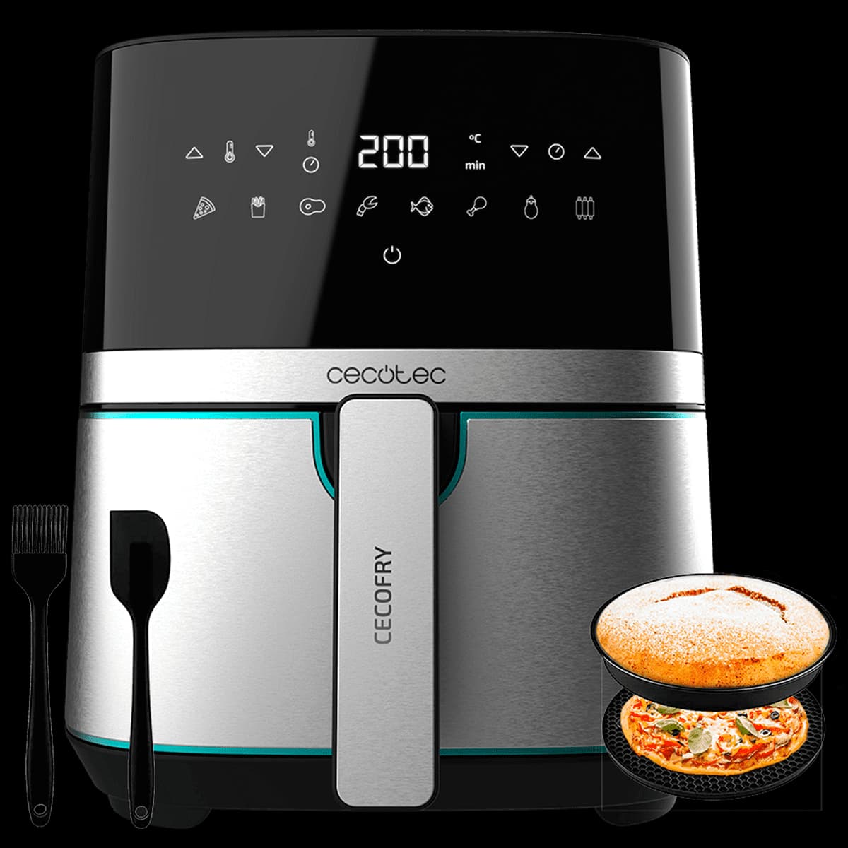 Cecotec Air Fryer 5,5 L Cecofry Full Inox 5500 Pro