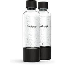 Sodapop Logan PET Bottle Set, Replacement Bottles Only for Sodapop Logan Water Carbonator