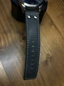 Oozoo Basic Line watch with leather strap with a diameter of 47 mm C1060 - Grey Blue / Grey Blue 2