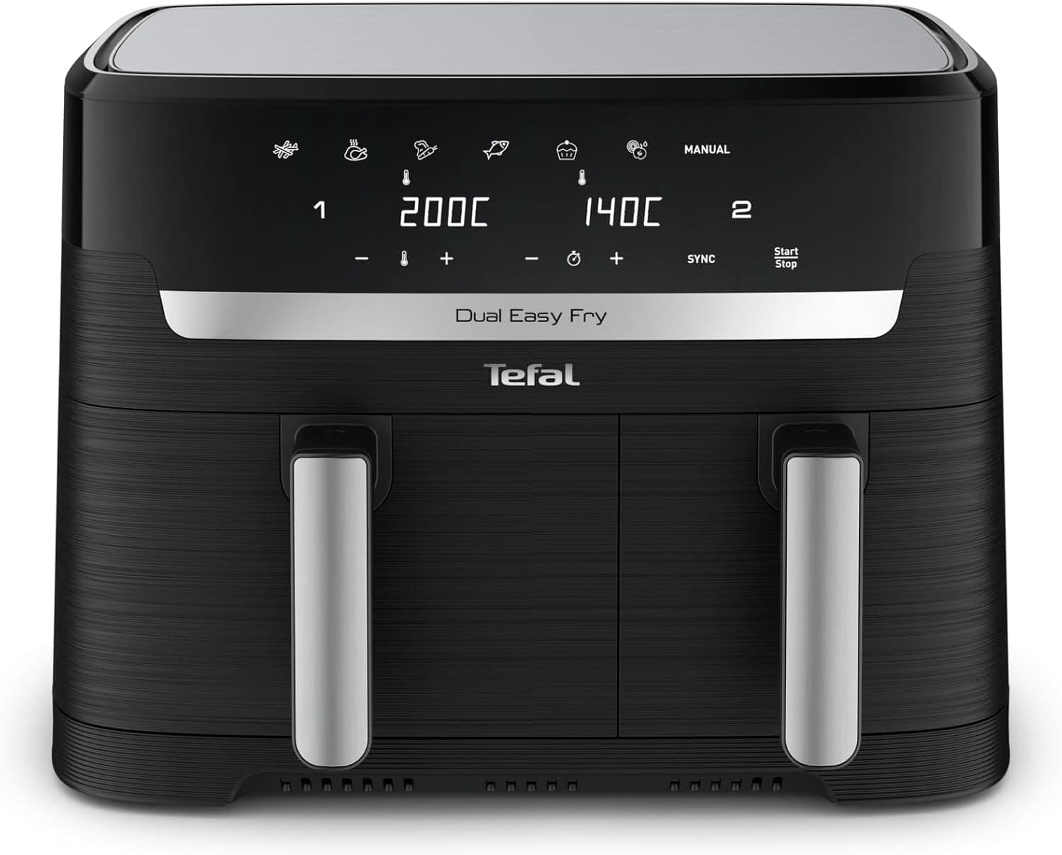 Tefal Dual Easy Fry Hot Air Fryer 8.3 L (EY9018)