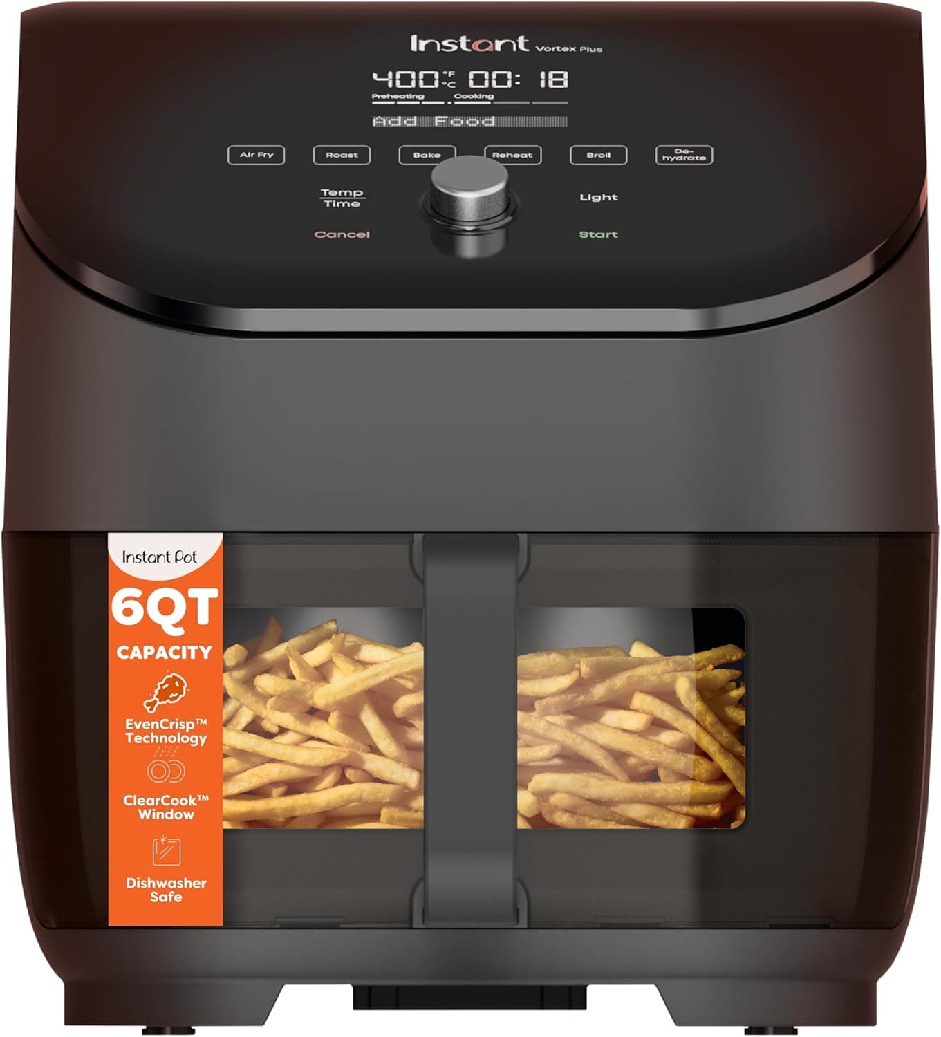 Instant Pot Vortex Plus 6QT ClearCook õhufritüür