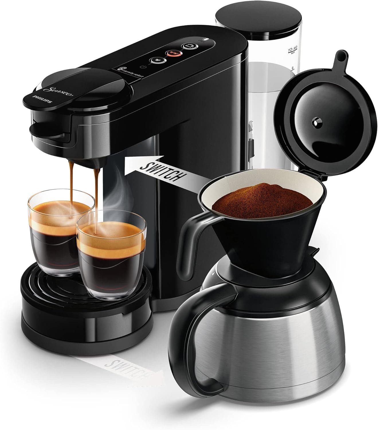 Philips Domestic Appliances SENSEO Switch Pad and Filter Coffee Maker