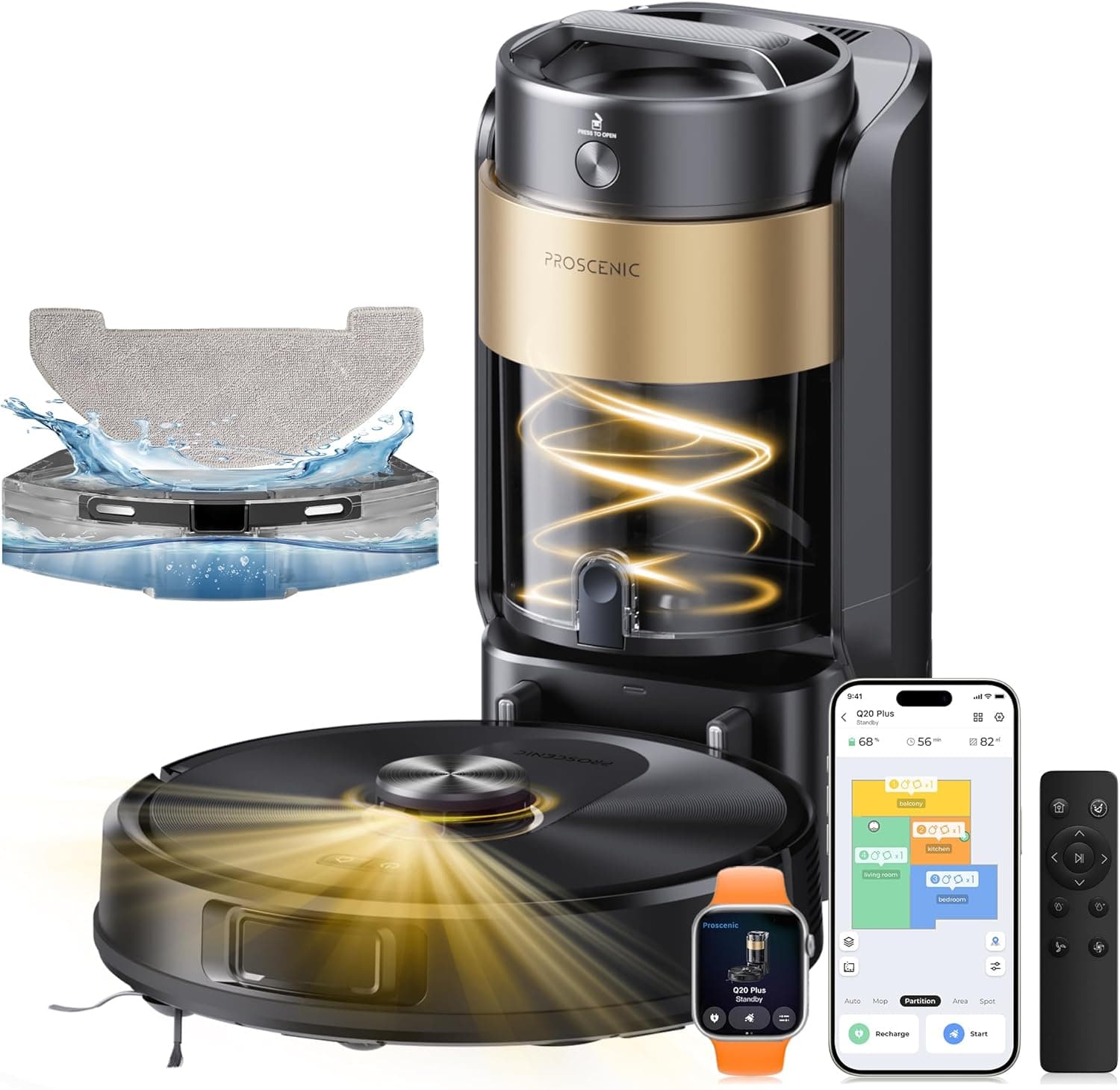 Proscenic Q20Plus Robot Vacuum