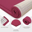 Thickening Coral Velvet Rug (Grape Red, 200 x 300 cm) 1