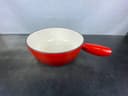 KUHN RIKON Fondue Cheese Fondue Caquelon Cast Iron Cast Iron Induction Enamelled 24 cm Red 3