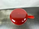 KUHN RIKON Fondue Cheese Fondue Caquelon Cast Iron Cast Iron Induction Enamelled 24 cm Red 4
